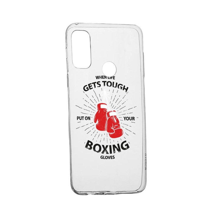 Силиконов калъф Unique за Huawei P Smart (2020), Boxing, Transparent TR 816