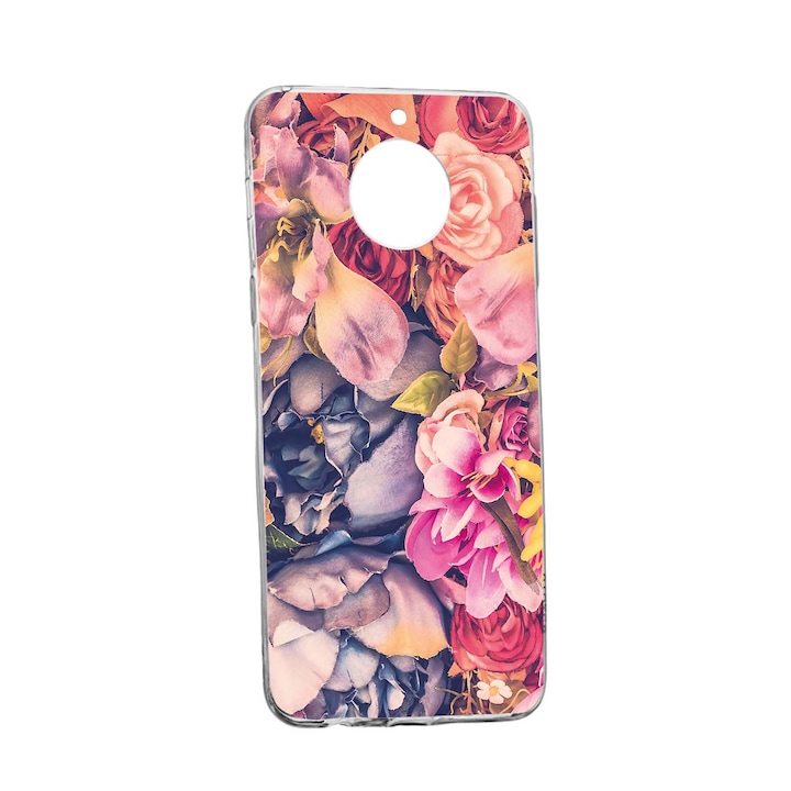 Π‘ΠΈΠ»ΠΈΠΊΠΎΠ½ΠΎΠ² ΠΊΠ°Π»ΡΡ Unique Π·Π° Nokia C20, Floral, Transparent TR 5