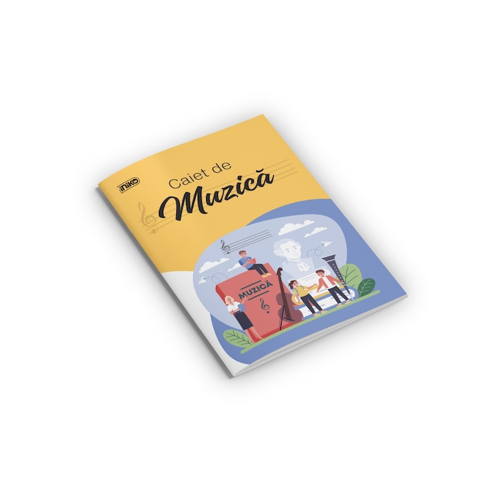 Caiet A4 Classic by Iniko 40 file muzica instruments