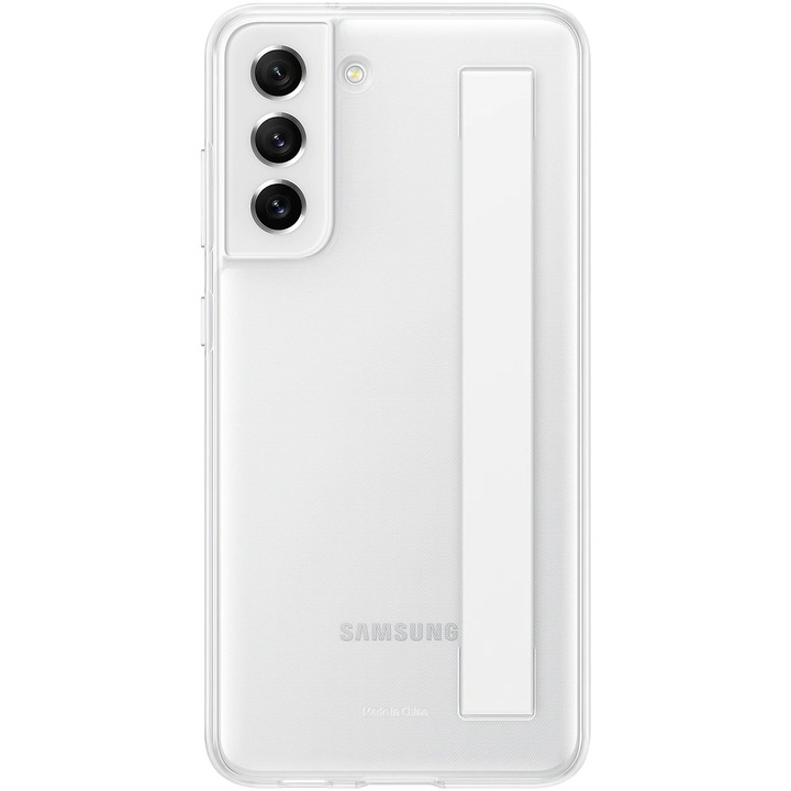 Калъф Samsung Clear Strap Cover за Galaxy S21 FE 5G, White