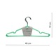 Комплект закачалки, пластифициран метал, D3792, зелен, 5 бр