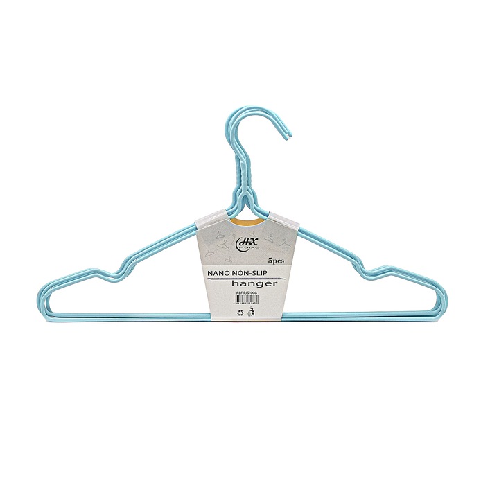 Комплект закачалки, пластифициран метал, D3793, зелен, 5 бр