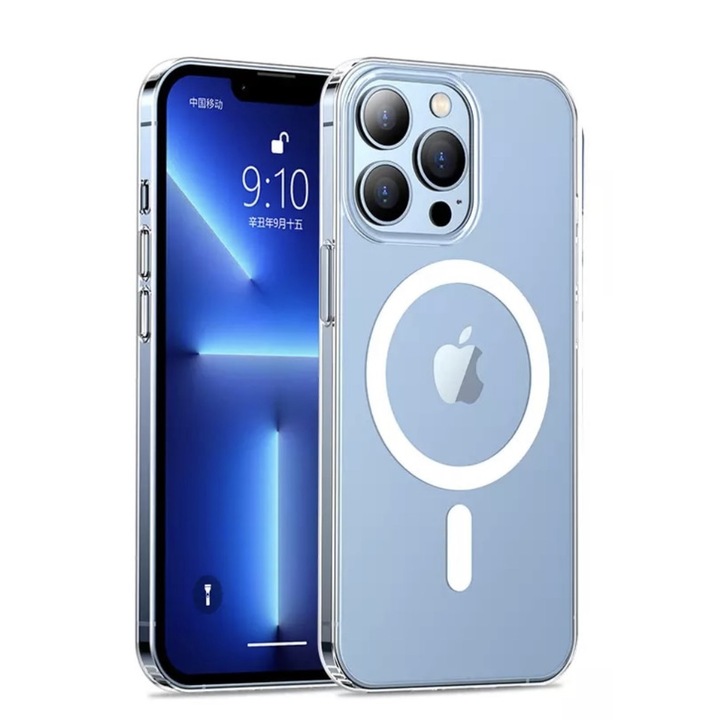 MagSafe átlátszó ütésálló tok Apple / iPhone 11 Pro Max készülékekhez