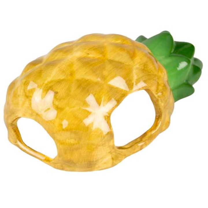 DUVO+ Ananász alakú kerámiaház rágcsálók számára 14x8x5,2 cm