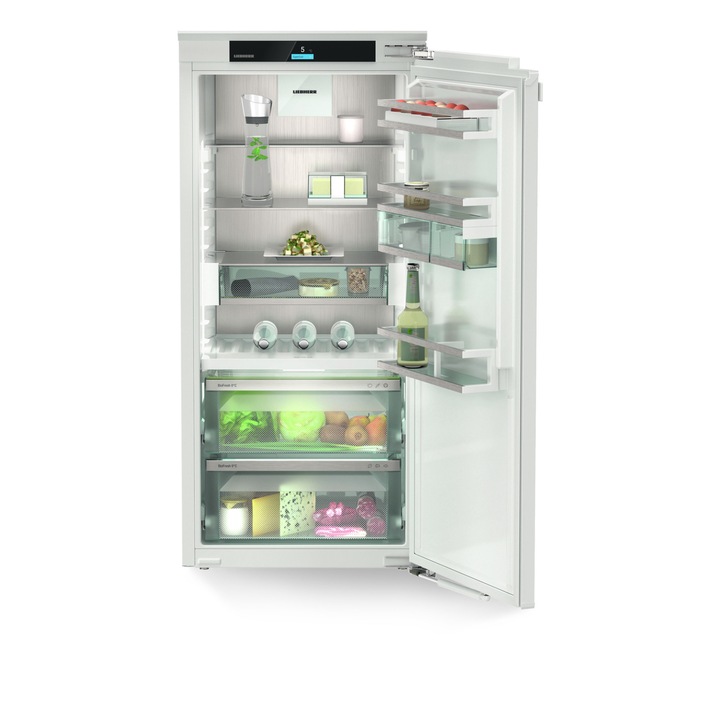 Хладилник за вграждане Liebherr IRBd 4150 Prime BioFresh, Обем 191 л, H 121.6.- 123.1 см, Клас D, Бял