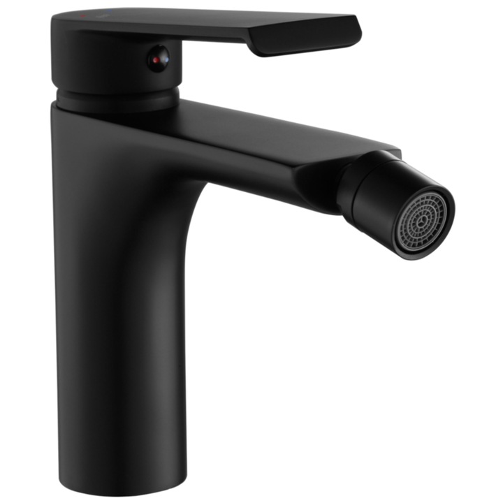 Смесител за биде Hass Black, покритие Matt Black, поцинкован, монтаж на биде