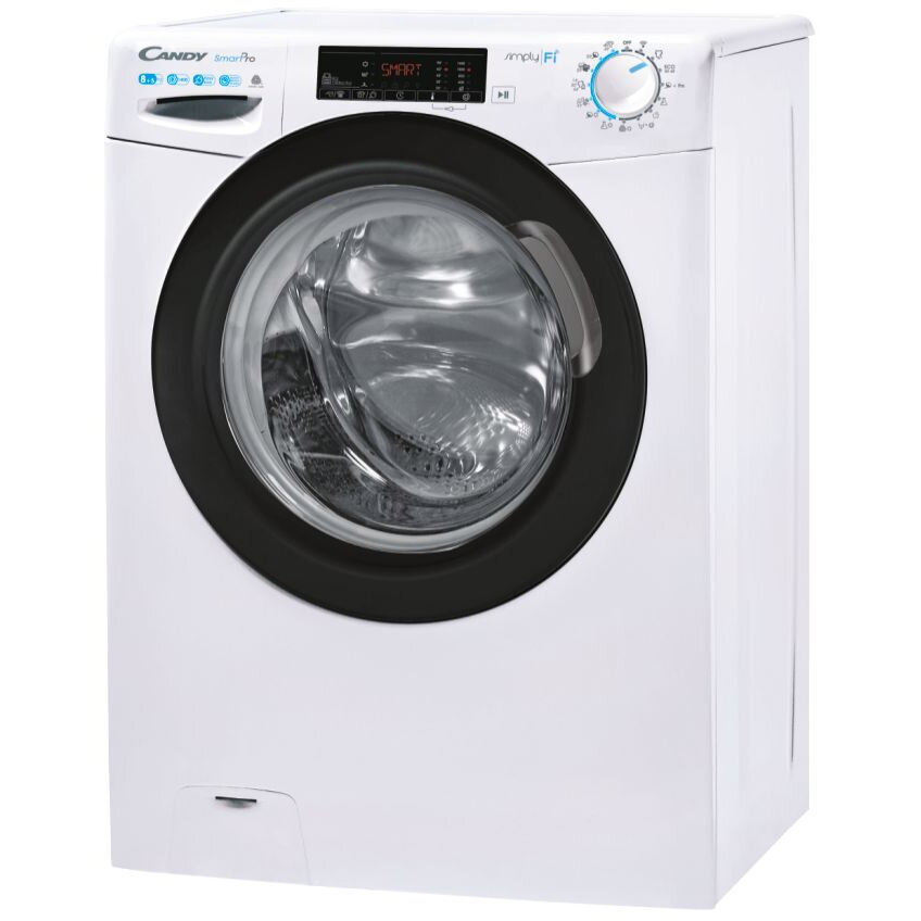 Masina de spalat rufe frontala cu uscator Candy CSOW4855TWBE/1-S, 8/5 kg, 1400 rpm, Clasa C/E, alb