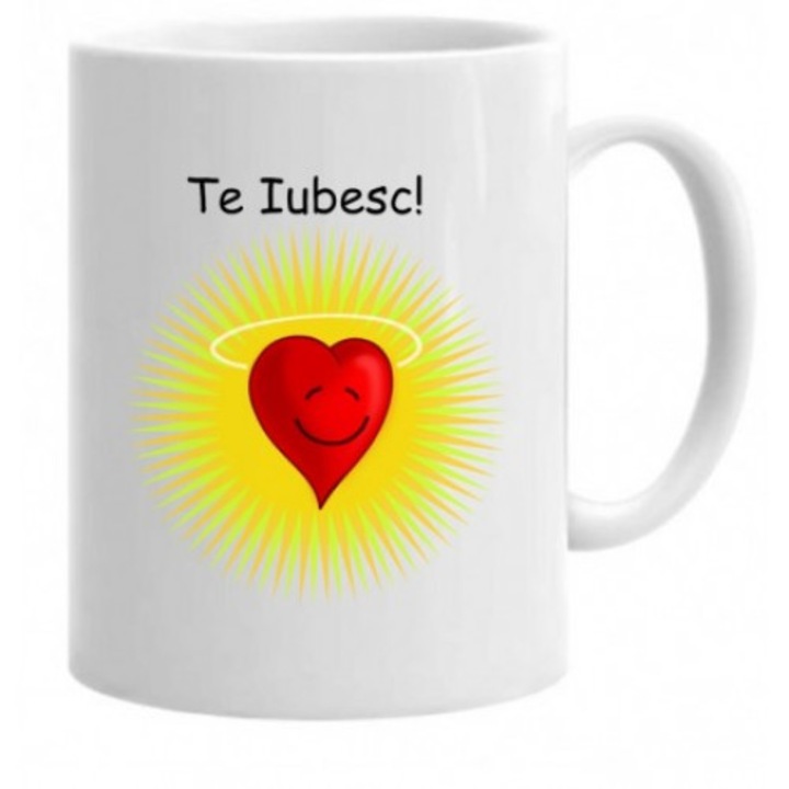 Cana cu mesaj "Te iubesc" 2,330 ml, Profitop