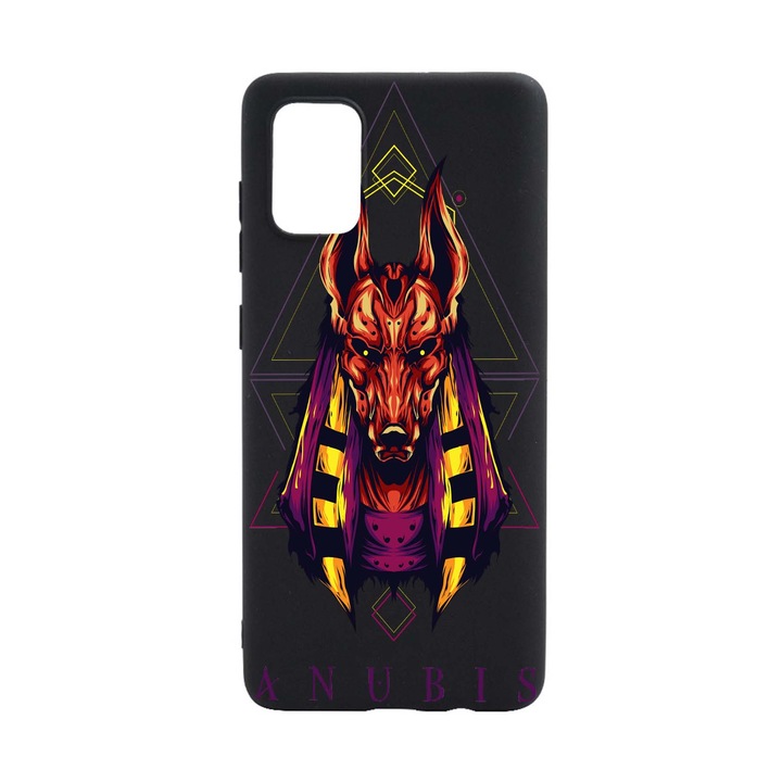 Husa Silicon Mythology, Anubis, compatibila cu Motorola Moto G31, rezistenta la uzura, B 286