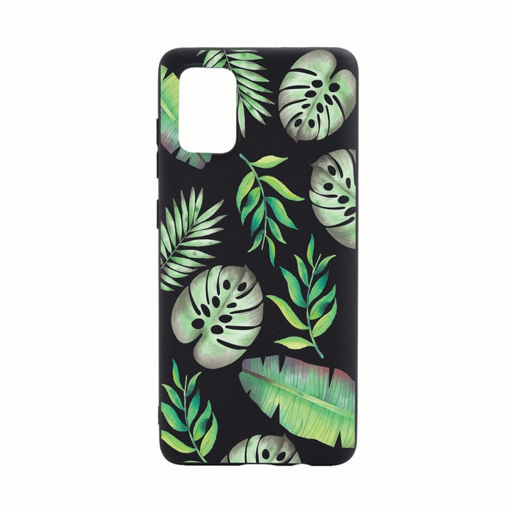 Husa Silicon Compatibila Cu Samsung Galaxy S21 FE, Tropical, rezistenta la uzura, B150