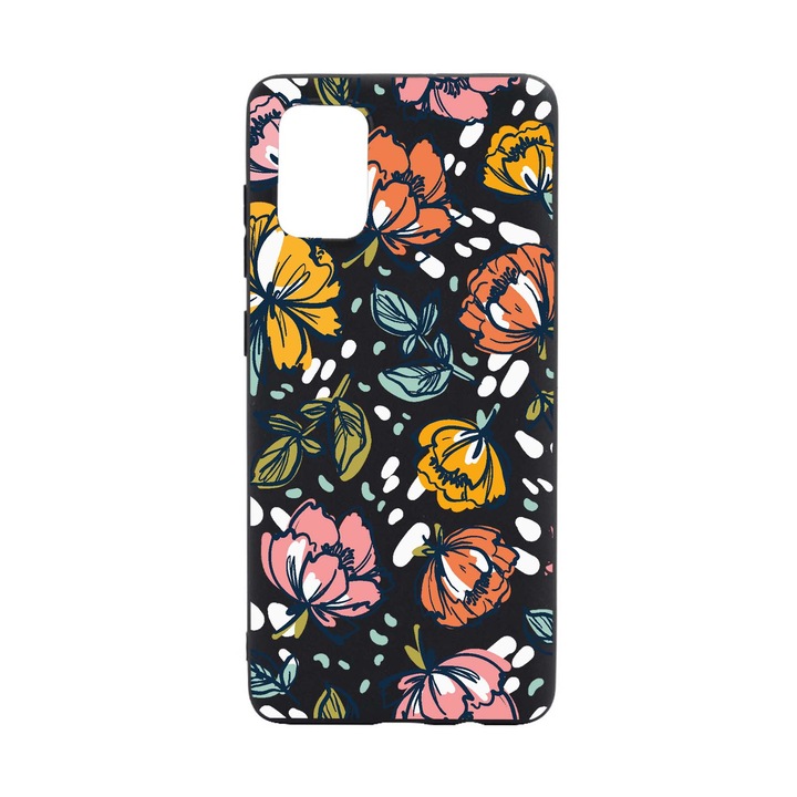 Husa Silicon Compatibila cu Motorola Moto G31, Flowers - Pastel Colors, rezistenta la uzura, B 755