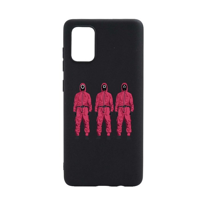 Szilikon tok kompatibilis Huawei Nova 9, Squid Game - Soldier Mask, kopásálló, csúszásgátló, B845