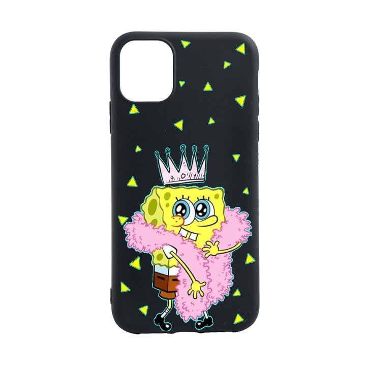 Кейс BestCase, За Xiaomi Mi 11 Lite 5G, 4G, SpongeBob, Устойчив на износване, Противоплъзгащ се, Силикон, B597