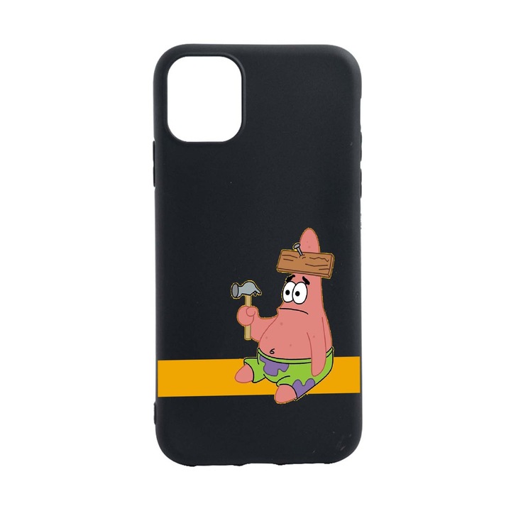 Кейс BestCase, За Xiaomi Mi 11 Lite 5G, 4G, Spongebob, Устойчив на износване, Противоплъзгащ се, Силикон, B595
