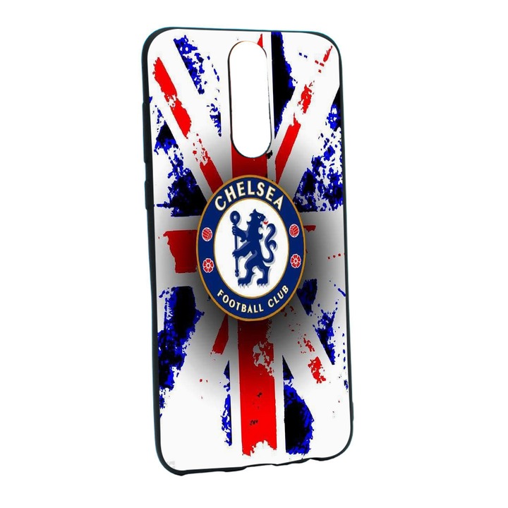 Husa Silicon Football, Chelsea, compatibila cu Nokia 2.4, rezistenta la uzura, B236