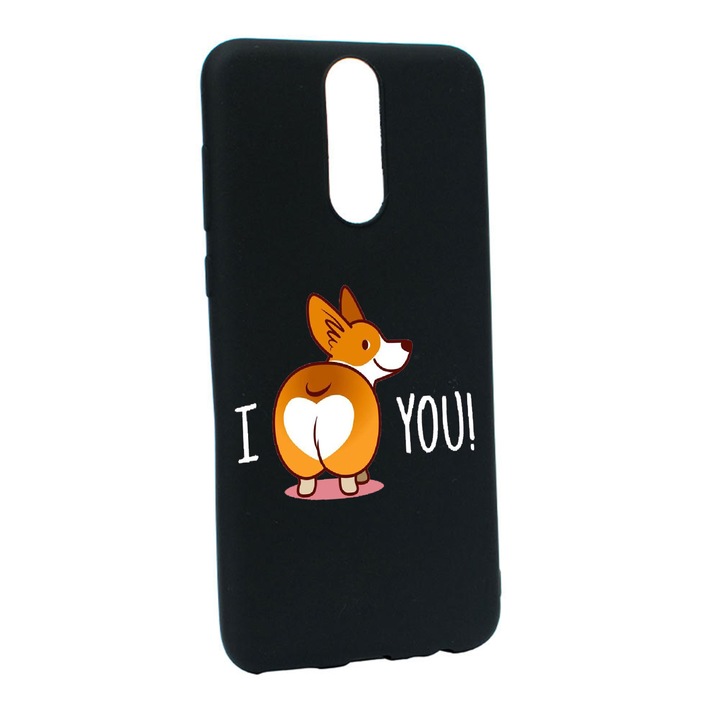 Husa Silicon Sweet doggy Emoji, compatibila cu Nokia 2.4, rezistenta la uzura, B593