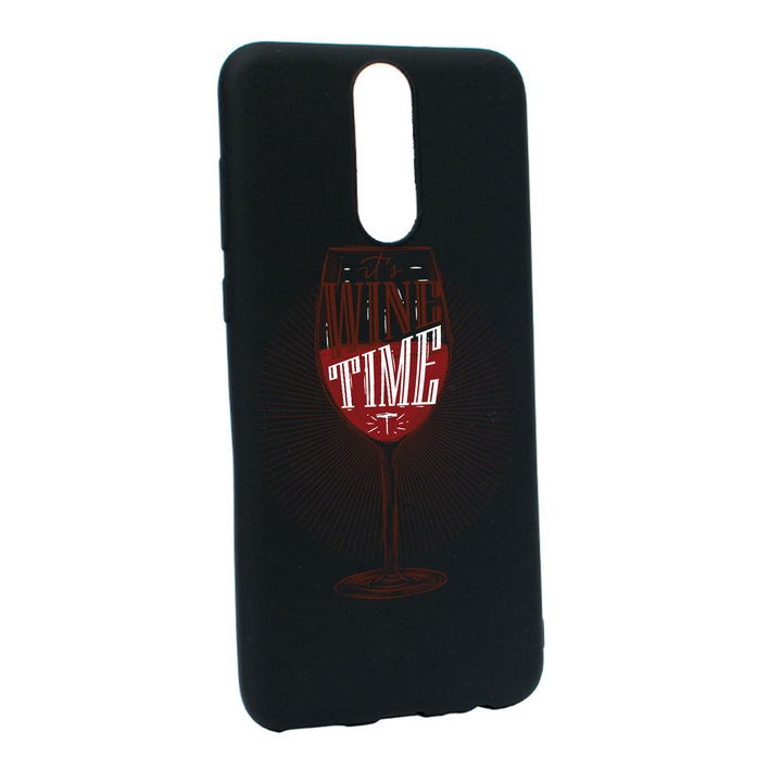 Husa Silicon Compatibila cu Nokia 2.4, Wine Time, rezistenta la uzura, B808