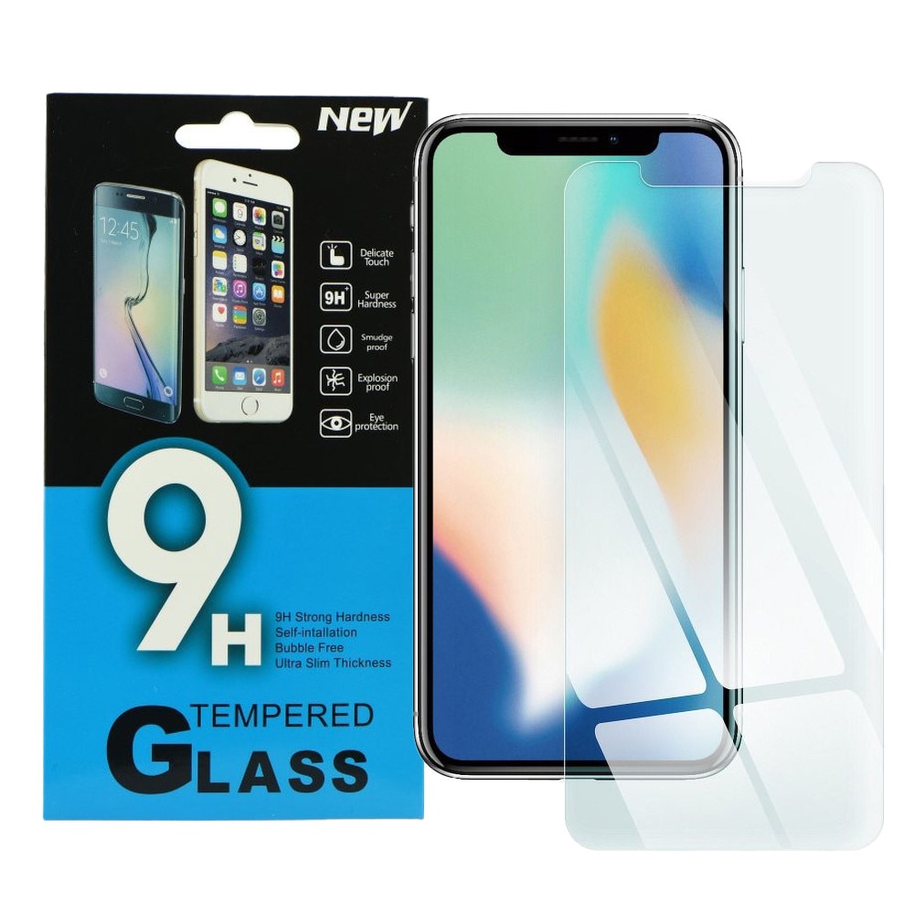 Folie protectie din Sticla securizata compatibila cu iPhone X / iPhone XS / iPhone 11 PRO (Transparenta) Duritate 9H