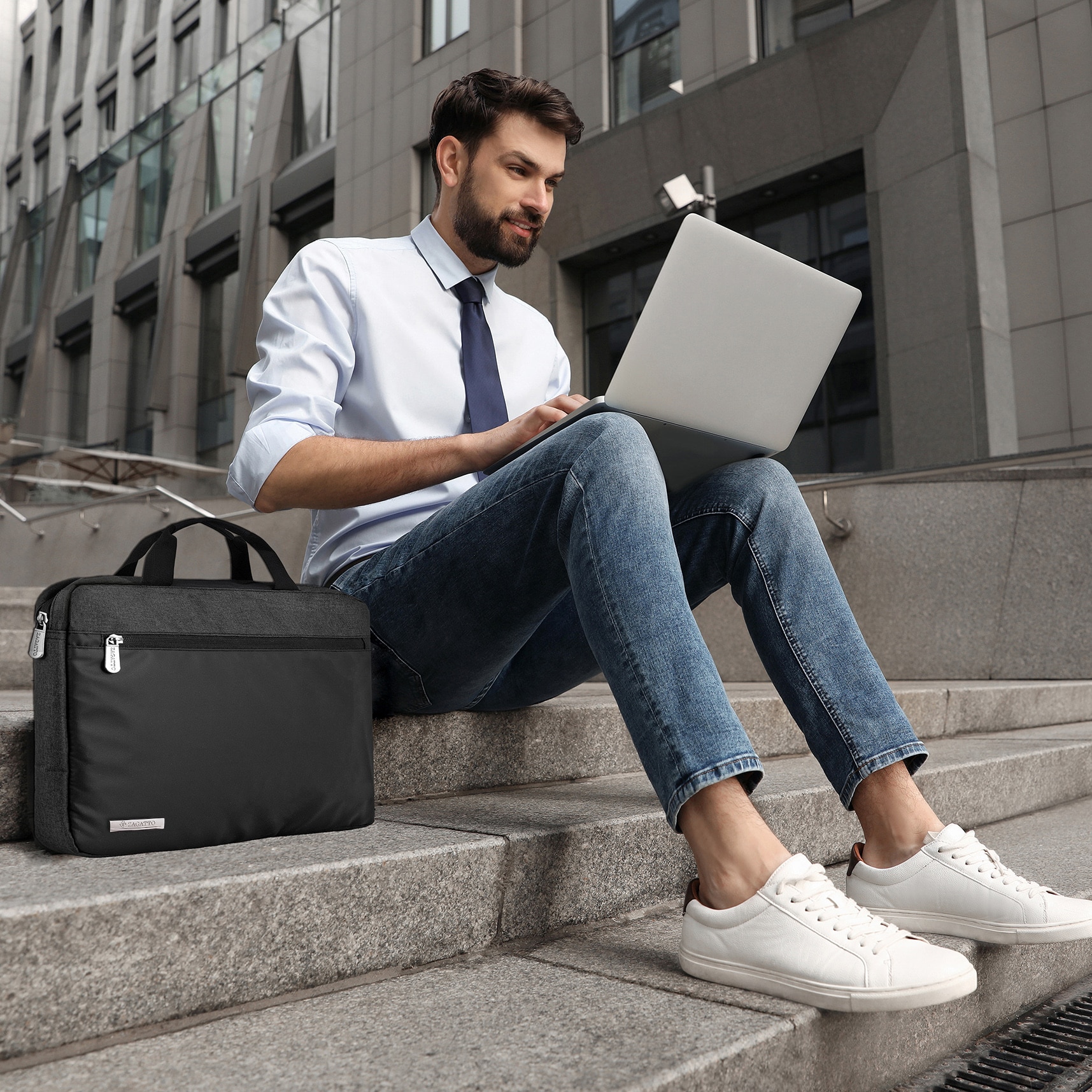 Geanta laptop ZG 626, Zagatto, 15.6 ", Negru