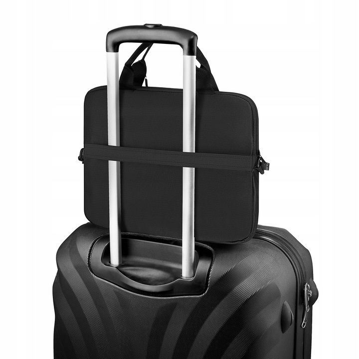 Geanta laptop, Zagatto, London, ZG 637, 17.3 ", Nylon/Poliester, 34x46x4.2 cm, Negru