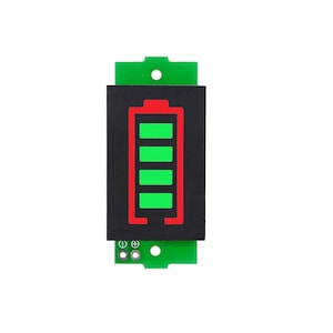 Indicator capacitate baterie, 1-8S, Verde