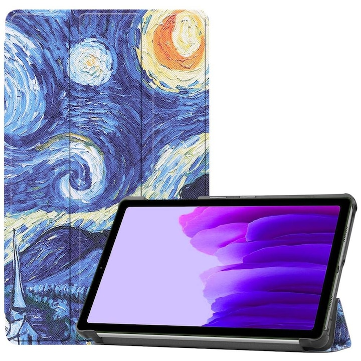 Kалъф Ka Digital за таблет Samsung Galaxy Tab A7 Lite 2021, 8,7 инча, T220 / 225, Flip, Звездно небе