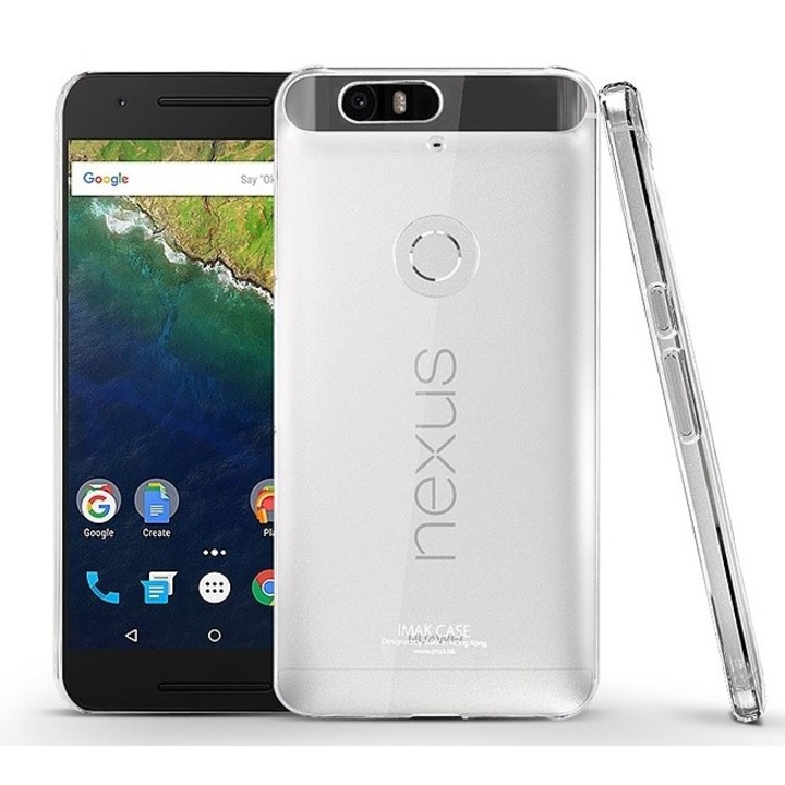 Huawei Nexus 6P, Műanyag hátlap védőtok, IMAK Crystal Clear Slim, ultravékony, átlátszó