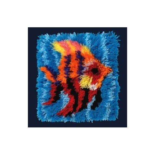 Set creativ pentru tesut covoras model peste