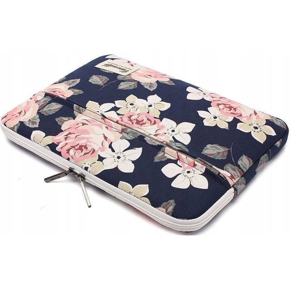 Husa laptop Canvaslife Sleeve 13/14 inch Navy Rose