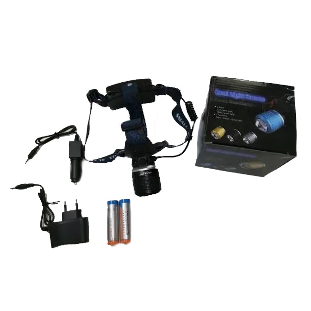 Lanterna frontala reincarcabila LED T6-XPE - eMAG.ro