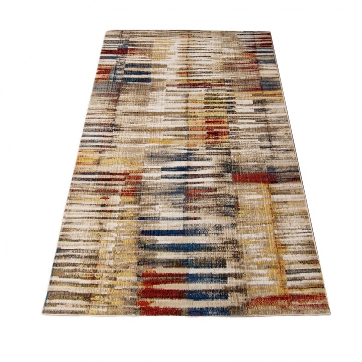 Covor Rakkas, 60 x 110 Bej/Albastru Inchis 0027A