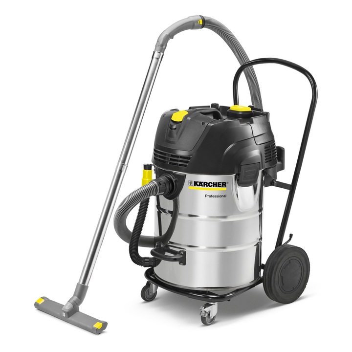 Aspirator umed/uscat, Karcher, 2760W, 75l, Inox, Gri