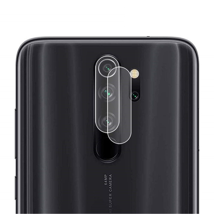 Стъклен Протектор за Камера за Xiaomi Redmi Note 8 Pro, Прозрачен