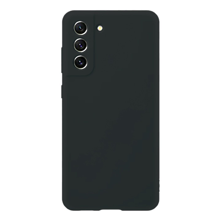 Силиконов защитен калъф за Samsung Galaxy S23 Plus, защита на камерата, Silicon Ultra Safe, черен