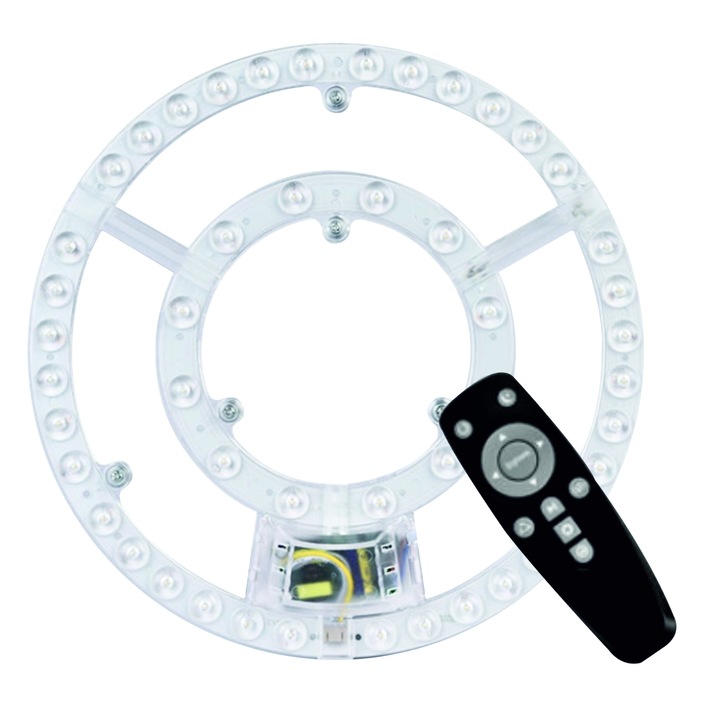 LED платка с магнит Lightex, димируема, 40W, WW+CW, 256mm, с дистанционно