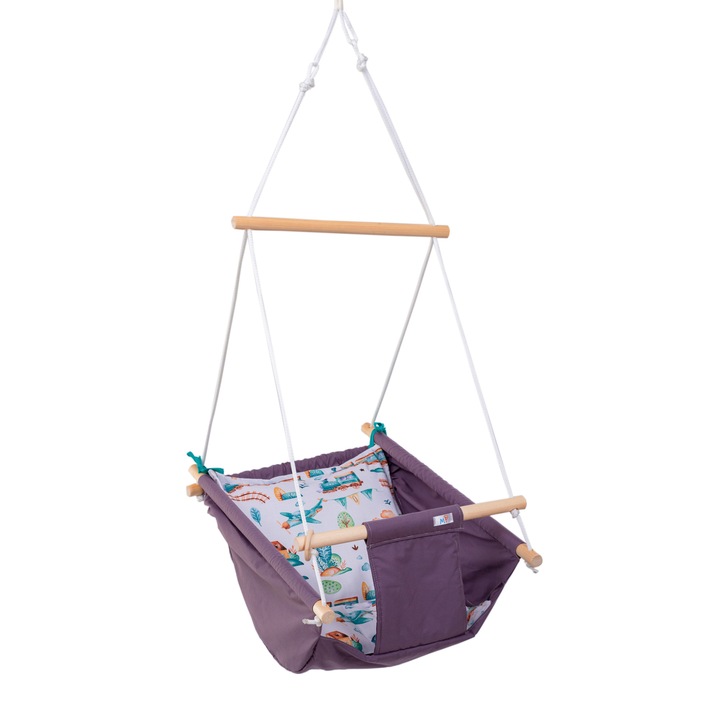 Leagan multifunctional bebelusi Magic Babyswing , 0 luni – 3 ani, 20 kg, Model trenulete