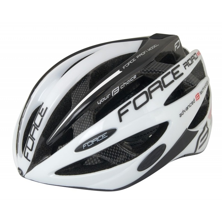 Force Road Junior Шлем Черен Бял XS-S