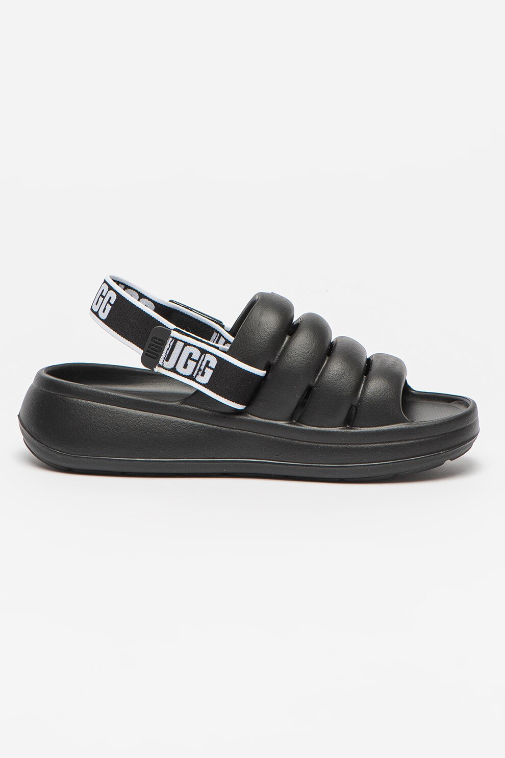UGG, Сандали Sport Yeah с еластична каишка, Черен, 36 EU - eMAG.bg