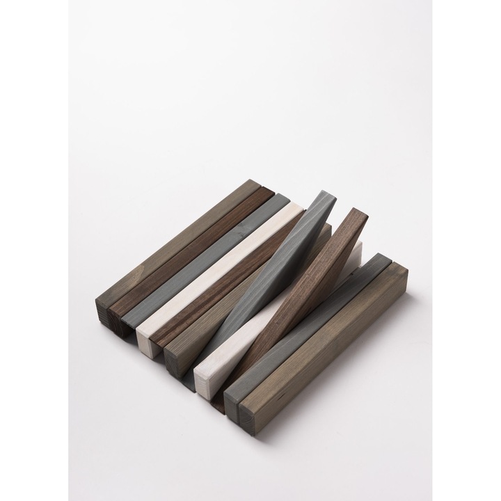 Стенна закачалка за дрехи Lemnart mini, Дървена, 27х30х5см, Многоцветна