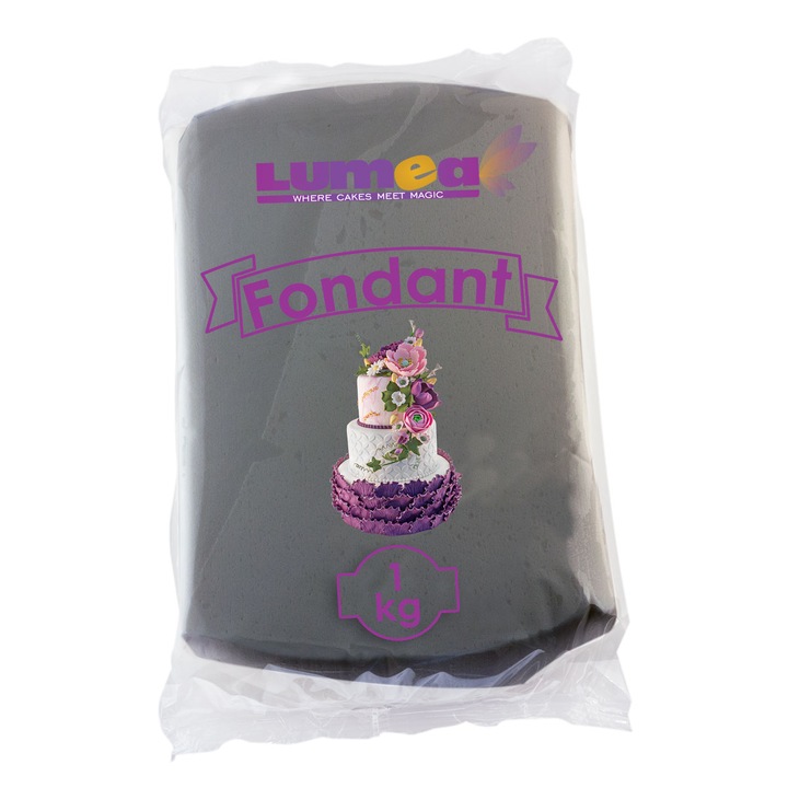 Lumea Fekete fondant, 1 kg