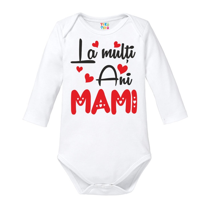 Body alb ''La multi ani mami''