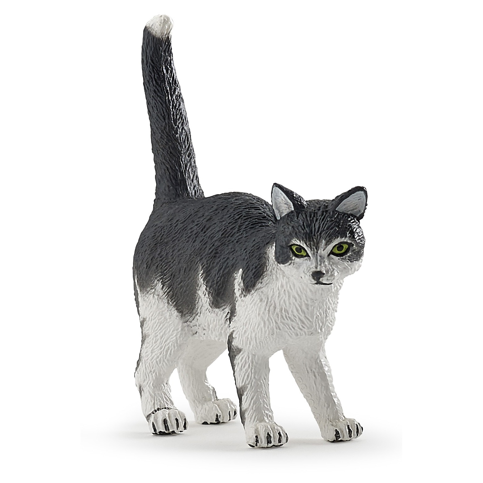 Figurina Papo-Pisica alb cu negru