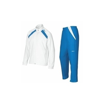 Trening Wilson Stretch Woven Warmup pentru fete, Alb/Albastru, L Trening Wilson Stretch Woven Warmup pentru fete, Alb/Albastru, L