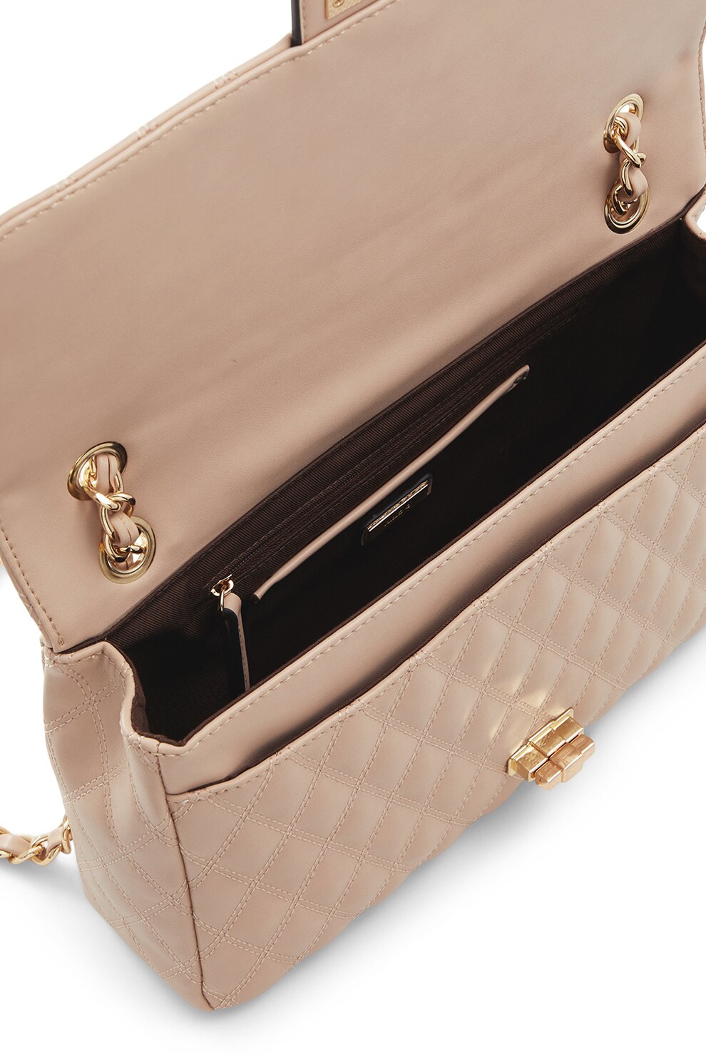 Aldo, Geanta crossbody de piele ecologica Rymma, Bej eMAG.ro