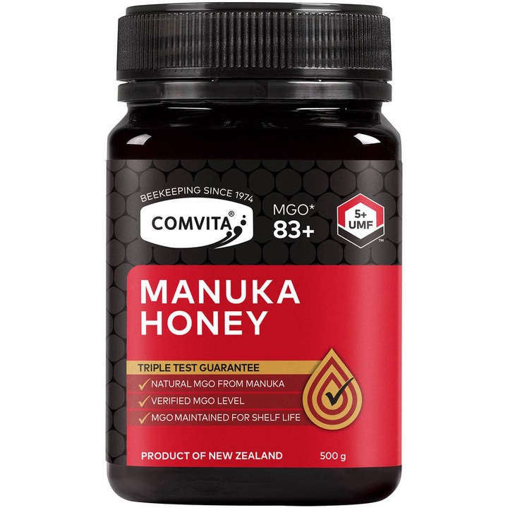 Miere de Manuka MGO 83+ UMF 5+ Comvita, 500g