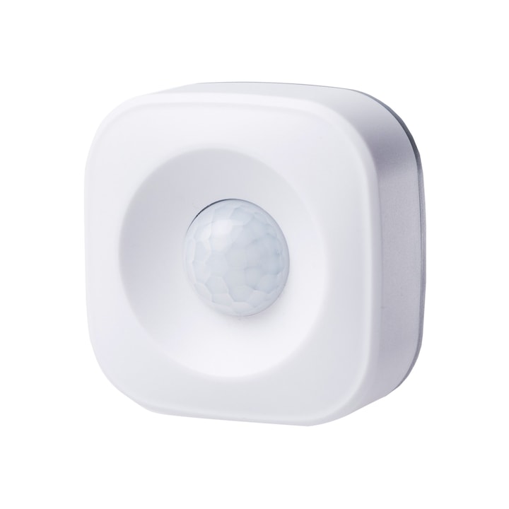 Интелигентен сензор за движение, SmartVilla, WiFi, Управляем от приложение, 3 x AAA 1,5 V, Бял
