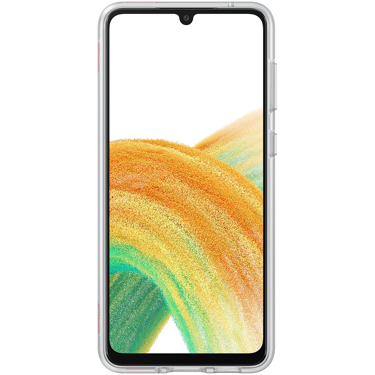 Husa de protectie Samsung Slim Strap Cover pentru Galaxy A33 5G, Transparent