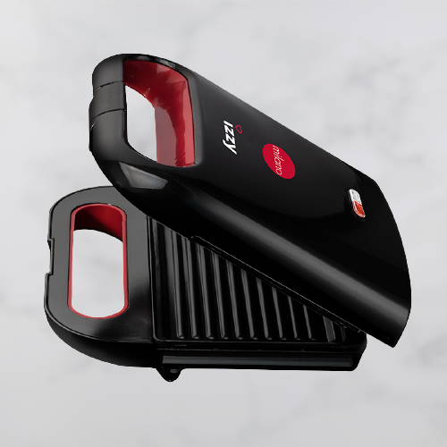 Aparat pentru sandvisuri Milano, Izzy, 800 W, negru/rosu eMAG.ro