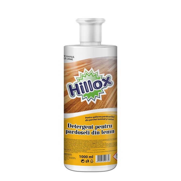 Detergent Hillox pentru pardoseli din lemn, 1 L
