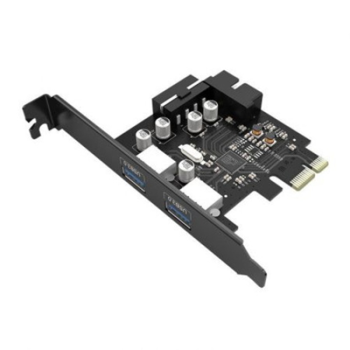 PCI-Express kártya Orico PME-4UI, két USB U3.0 kimenettel, USB PCI-E bővítőkártya